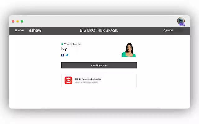 contador de votos bbb from Chrome web store to be run with OffiDocs Chromium online contador de votos bbb from Chrome web store to be run with OffiDocs Chromium online