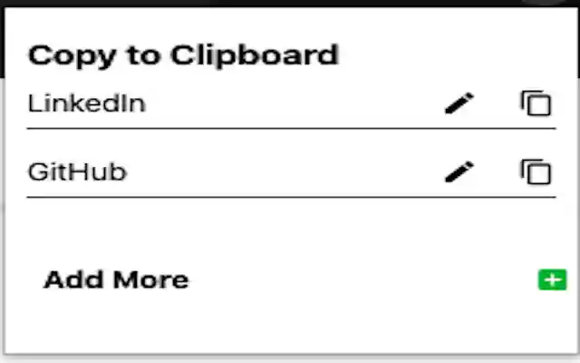 Copy to Clipboard from Chrome web store to be run with OffiDocs Chromium online Copy to Clipboard from Chrome web store to be run with OffiDocs Chromium online
