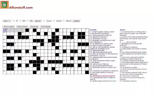 Cruciverba per tutti from Chrome web store to be run with OffiDocs Chromium online Cruciverba per tutti from Chrome web store to be run with OffiDocs Chromium online