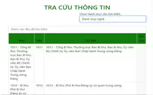 Danh mục ngành kinh tế, nghề... from Chrome web store to be run with OffiDocs Chromium online Danh mục ngành kinh tế, nghề... from Chrome web store to be run with OffiDocs Chromium online