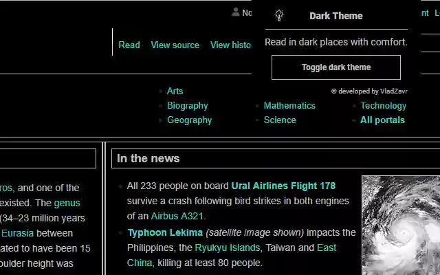 Dark theme by VladZavr from Chrome web store to be run with OffiDocs Chromium online Dark theme by VladZavr from Chrome web store to be run with OffiDocs Chromium online
