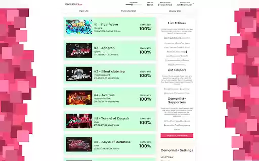 Demonlist+ from Chrome web store to be run with OffiDocs Chromium online Demonlist+ from Chrome web store to be run with OffiDocs Chromium online
