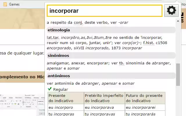 Dicionário Houaiss Corporativo from Chrome web store to be run with OffiDocs Chromium online Dicionário Houaiss Corporativo from Chrome web store to be run with OffiDocs Chromium online