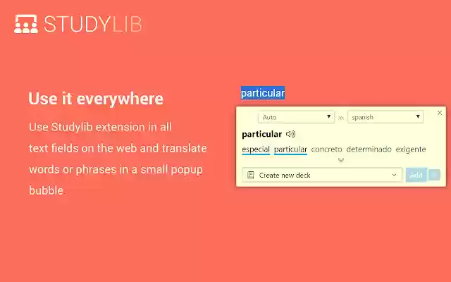 Dictionary and Flashcards from Chrome web store to be run with OffiDocs Chromium online Dictionary and Flashcards from Chrome web store to be run with OffiDocs Chromium online
