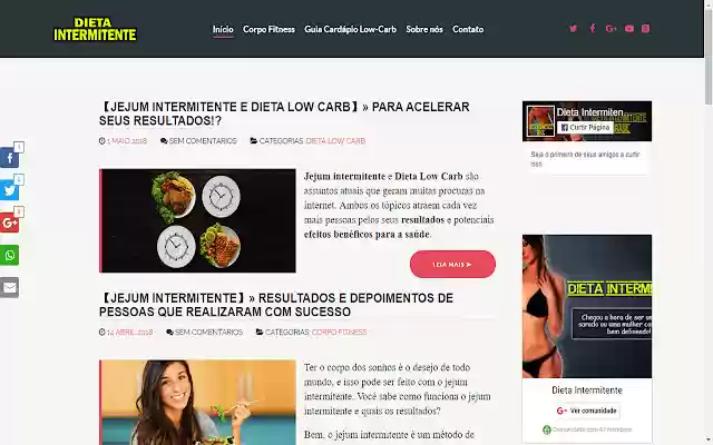 Dieta Intermitente from Chrome web store to be run with OffiDocs Chromium online Dieta Intermitente from Chrome web store to be run with OffiDocs Chromium online
