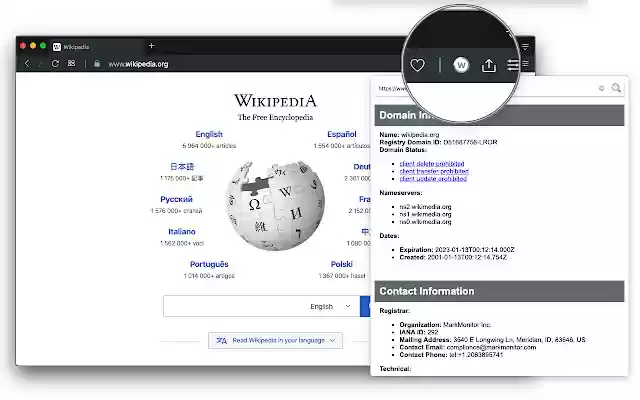 Domain Name Registration Data Lookup (WHOIS) from Chrome web store to be run with OffiDocs Chromium online Domain Name Registration Data Lookup (WHOIS) from Chrome web store to be run with OffiDocs Chromium online