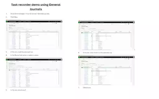 Dynamics 365 for Finance and Operations Task Recorder Screenshot Extension from Chrome web store to be run with OffiDocs Chromium online Dynamics 365 for Finance and Operations Task Recorder Screenshot Extension from Chrome web store to be run with OffiDocs Chromium online