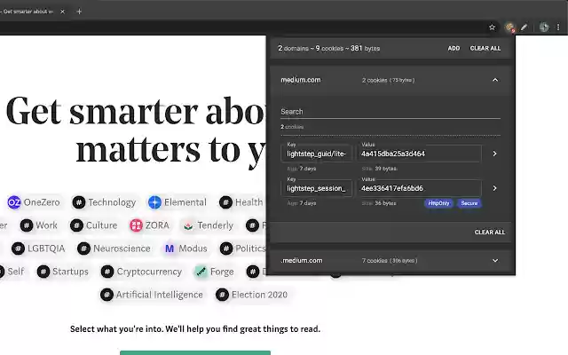 Easy Cookie Editor from Chrome web store to be run with OffiDocs Chromium online Easy Cookie Editor from Chrome web store to be run with OffiDocs Chromium online