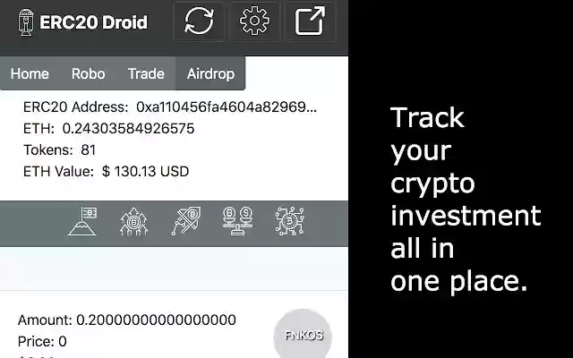 ERC20 Droid from Chrome web store to be run with OffiDocs Chromium online ERC20 Droid from Chrome web store to be run with OffiDocs Chromium online