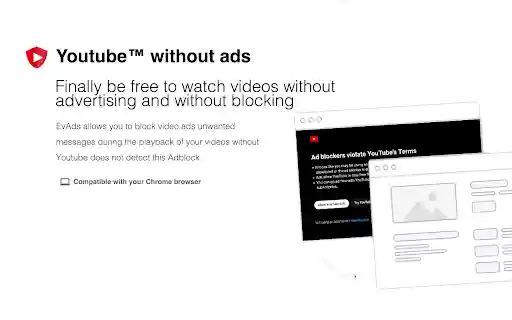 EvAds Enjoy Youtube without Ads from Chrome web store to be run with OffiDocs Chromium online EvAds Enjoy Youtube without Ads from Chrome web store to be run with OffiDocs Chromium online