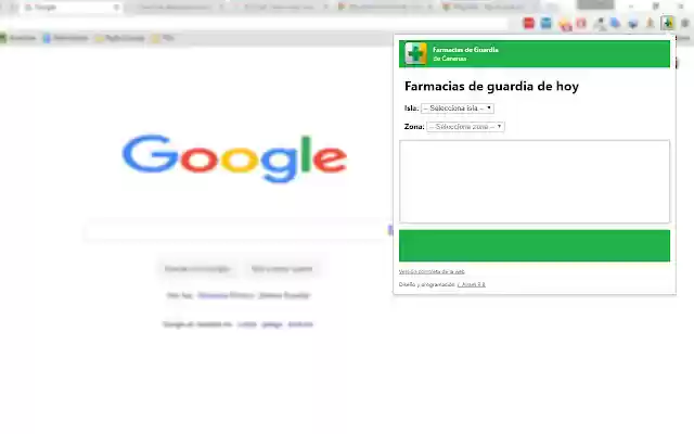 Farmacias de Guardia de Canarias from Chrome web store to be run with OffiDocs Chromium online Farmacias de Guardia de Canarias from Chrome web store to be run with OffiDocs Chromium online