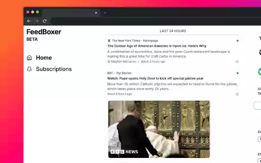 FeedBoxer All your favorite content, in one seamless feed from Chrome web store to be run with OffiDocs Chromium online FeedBoxer All your favorite content, in one seamless feed from Chrome web store to be run with OffiDocs Chromium online