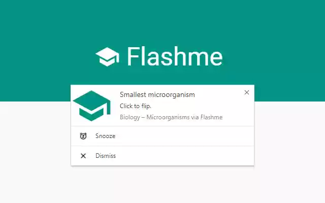 Flashme from Chrome web store to be run with OffiDocs Chromium online Flashme from Chrome web store to be run with OffiDocs Chromium online