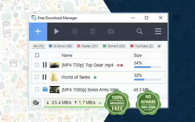 Free Download Manager from Chrome web store to be run with OffiDocs Chromium online Free Download Manager from Chrome web store to be run with OffiDocs Chromium online