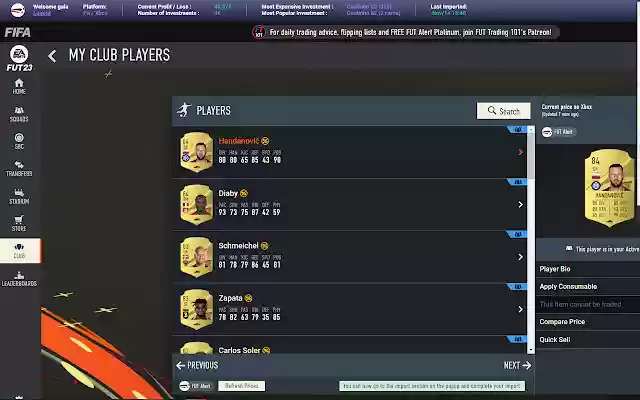 FUT Alert My Extension from Chrome web store to be run with OffiDocs Chromium online FUT Alert My Extension from Chrome web store to be run with OffiDocs Chromium online