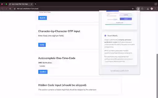 Gmail Code Autofill from Chrome web store to be run with OffiDocs Chromium online Gmail Code Autofill from Chrome web store to be run with OffiDocs Chromium online