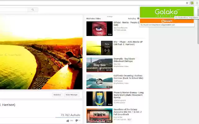 GolakoMusic Import from Chrome web store to be run with OffiDocs Chromium online GolakoMusic Import from Chrome web store to be run with OffiDocs Chromium online