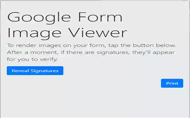 Google Forms Image Viewer from Chrome web store to be run with OffiDocs Chromium online Google Forms Image Viewer from Chrome web store to be run with OffiDocs Chromium online