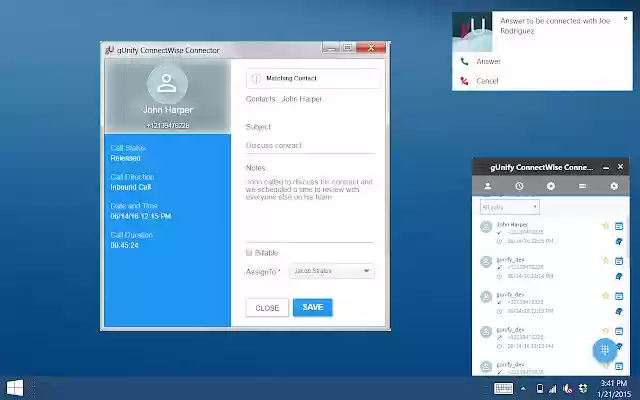 gUnify ConnectWise Connector from Chrome web store to be run with OffiDocs Chromium online gUnify ConnectWise Connector from Chrome web store to be run with OffiDocs Chromium online