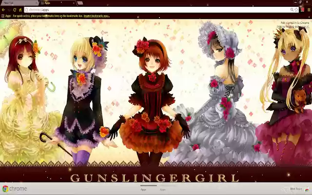 Gunslinger Girl from Chrome web store to be run with OffiDocs Chromium online Gunslinger Girl from Chrome web store to be run with OffiDocs Chromium online
