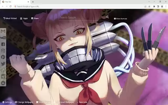 Himiko Toga Wallpaper from Chrome web store to be run with OffiDocs Chromium online Himiko Toga Wallpaper from Chrome web store to be run with OffiDocs Chromium online