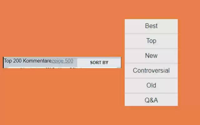 iredditSort from Chrome web store to be run with OffiDocs Chromium online iredditSort from Chrome web store to be run with OffiDocs Chromium online