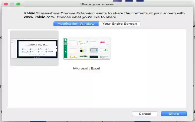 Kalvie Screenshare Extension from Chrome web store to be run with OffiDocs Chromium online Kalvie Screenshare Extension from Chrome web store to be run with OffiDocs Chromium online