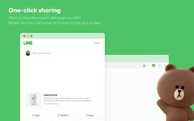 LINE Share from Chrome web store to be run with OffiDocs Chromium online LINE Share from Chrome web store to be run with OffiDocs Chromium online