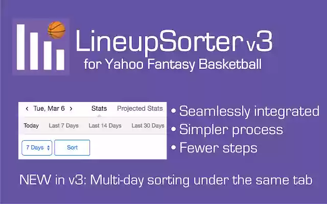 LineupSorter from Chrome web store to be run with OffiDocs Chromium online LineupSorter from Chrome web store to be run with OffiDocs Chromium online