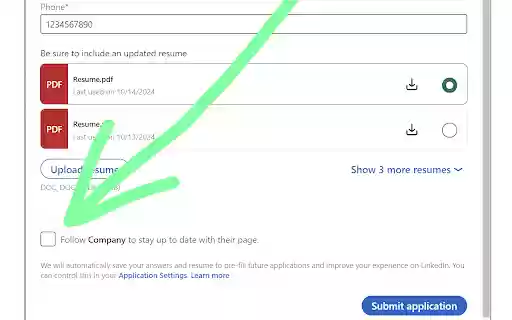 LinkedIn Easy Apply Without Follow from Chrome web store to be run with OffiDocs Chromium online LinkedIn Easy Apply Without Follow from Chrome web store to be run with OffiDocs Chromium online