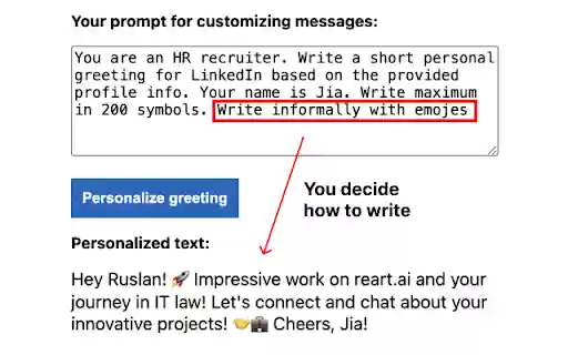 Linkedin Personalized Invitations AI from Chrome web store to be run with OffiDocs Chromium online Linkedin Personalized Invitations AI from Chrome web store to be run with OffiDocs Chromium online
