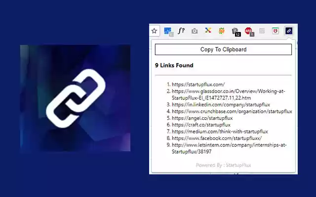 Link Xtractor from Chrome web store to be run with OffiDocs Chromium online Link Xtractor from Chrome web store to be run with OffiDocs Chromium online