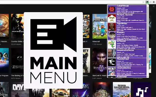 Main Menu: Live Notification from Chrome web store to be run with OffiDocs Chromium online Main Menu: Live Notification from Chrome web store to be run with OffiDocs Chromium online