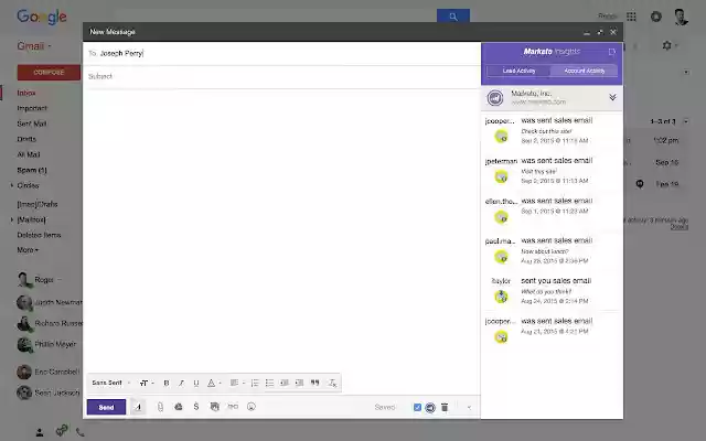 Marketo Insights for Google Chrome™ from Chrome web store to be run with OffiDocs Chromium online Marketo Insights for Google Chrome™ from Chrome web store to be run with OffiDocs Chromium online