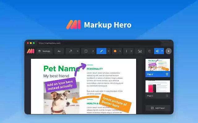 Markup Hero from Chrome web store to be run with OffiDocs Chromium online Markup Hero from Chrome web store to be run with OffiDocs Chromium online