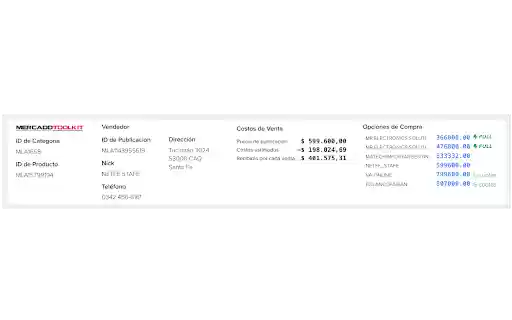 MercadoLibre Herramientas con IA from Chrome web store to be run with OffiDocs Chromium online MercadoLibre Herramientas con IA from Chrome web store to be run with OffiDocs Chromium online