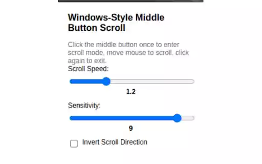 Middle Button Scroll from Chrome web store to be run with OffiDocs Chromium online Middle Button Scroll from Chrome web store to be run with OffiDocs Chromium online