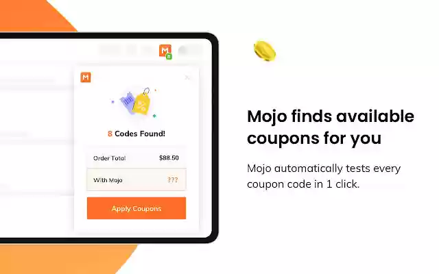 Mojo Automatic Coupons at Checkout from Chrome web store to be run with OffiDocs Chromium online Mojo Automatic Coupons at Checkout from Chrome web store to be run with OffiDocs Chromium online
