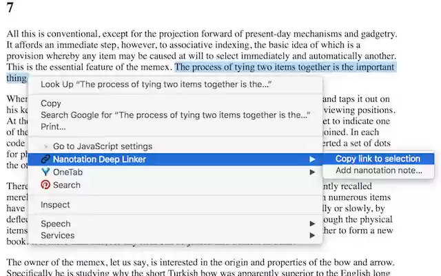 Nanotation Deep Linker from Chrome web store to be run with OffiDocs Chromium online Nanotation Deep Linker from Chrome web store to be run with OffiDocs Chromium online