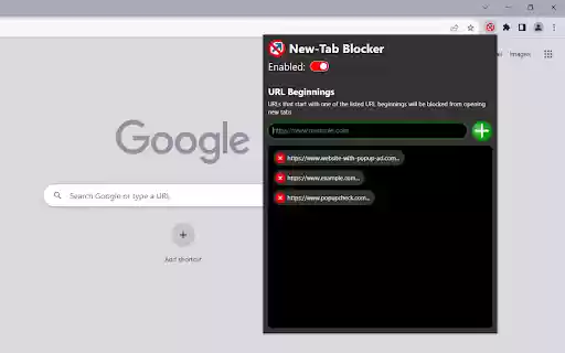 New Tab Blocker from Chrome web store to be run with OffiDocs Chromium online New Tab Blocker from Chrome web store to be run with OffiDocs Chromium online