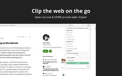 Notesnook Web Clipper from Chrome web store to be run with OffiDocs Chromium online Notesnook Web Clipper from Chrome web store to be run with OffiDocs Chromium online