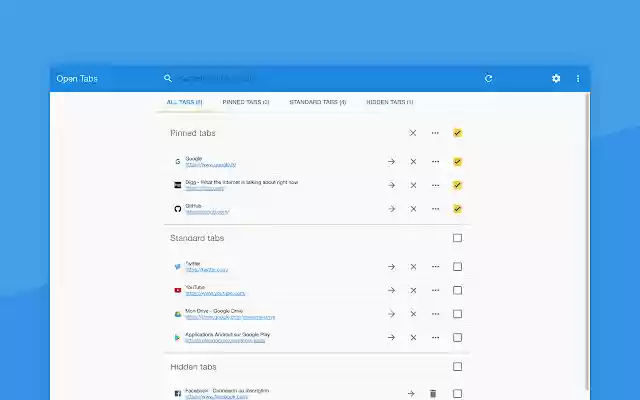 Open Tabs from Chrome web store to be run with OffiDocs Chromium online Open Tabs from Chrome web store to be run with OffiDocs Chromium online