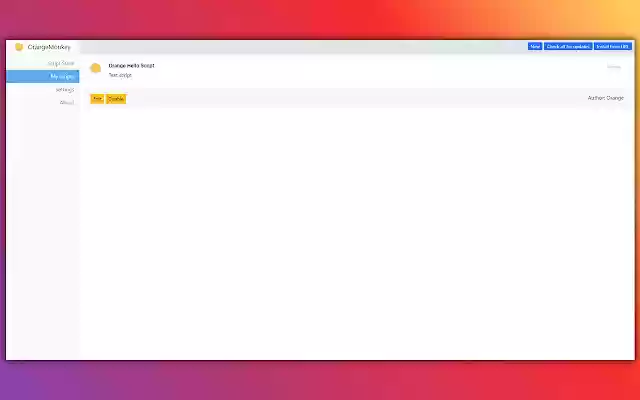 OrangeMonkey from Chrome web store to be run with OffiDocs Chromium online OrangeMonkey from Chrome web store to be run with OffiDocs Chromium online