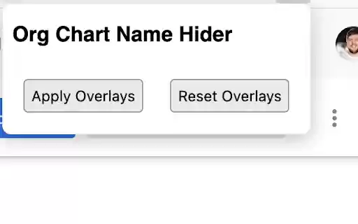 Org Chart Name Hider from Chrome web store to be run with OffiDocs Chromium online Org Chart Name Hider from Chrome web store to be run with OffiDocs Chromium online
