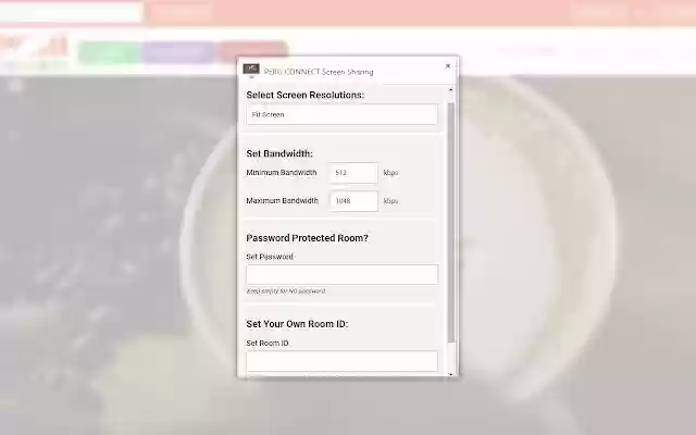 PERU CONNECT Screen Sharing from Chrome web store to be run with OffiDocs Chromium online PERU CONNECT Screen Sharing from Chrome web store to be run with OffiDocs Chromium online