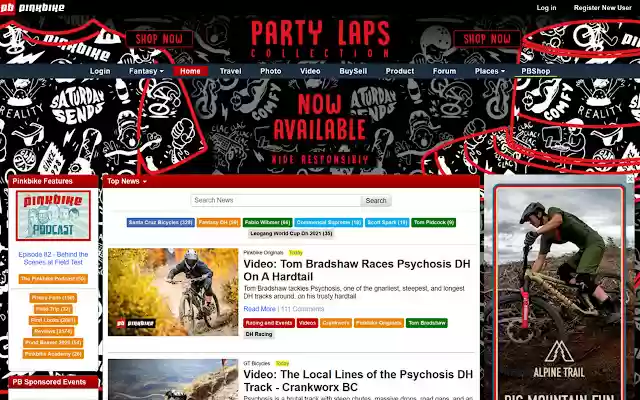 Pinkbike Plus from Chrome web store to be run with OffiDocs Chromium online Pinkbike Plus from Chrome web store to be run with OffiDocs Chromium online