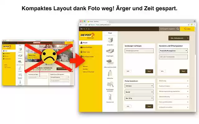 post.ch 2.0 from Chrome web store to be run with OffiDocs Chromium online post.ch 2.0 from Chrome web store to be run with OffiDocs Chromium online