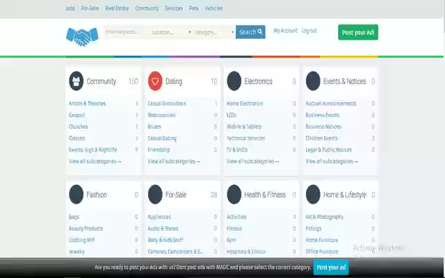 Post free ads online local and worldwide from Chrome web store to be run with OffiDocs Chromium online Post free ads online local and worldwide from Chrome web store to be run with OffiDocs Chromium online