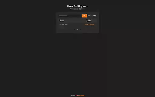 PostHog Self Blocker from Chrome web store to be run with OffiDocs Chromium online PostHog Self Blocker from Chrome web store to be run with OffiDocs Chromium online