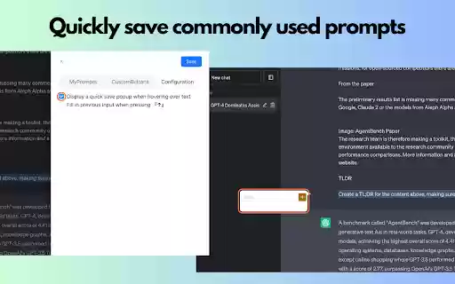 PromptSnippet from Chrome web store to be run with OffiDocs Chromium online PromptSnippet from Chrome web store to be run with OffiDocs Chromium online